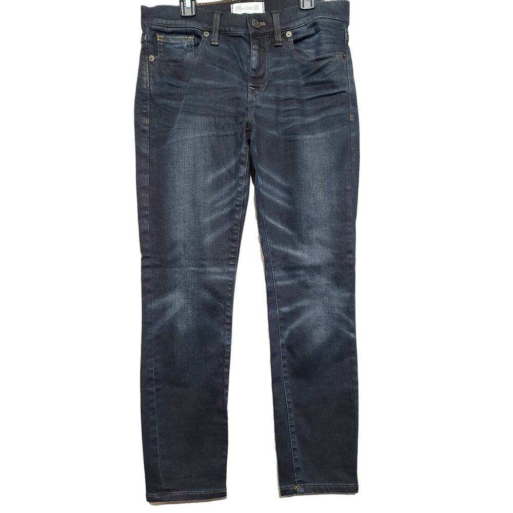 Madewell Skinny Skinny Crop Jeans Dark Blue Size 27 GUC